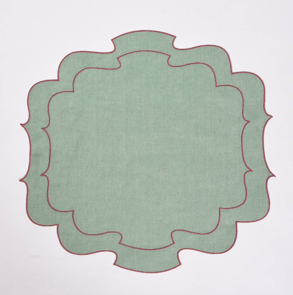 Curly Waxed Linen Placemat