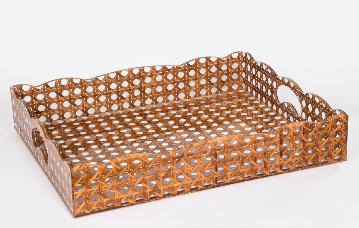 Rattan Gallery Trays