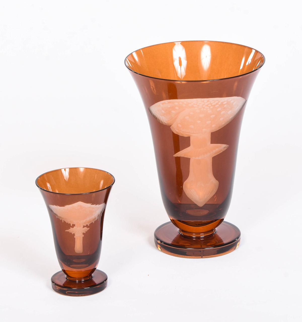 Mushroom Stemless Goblet Set Of 6