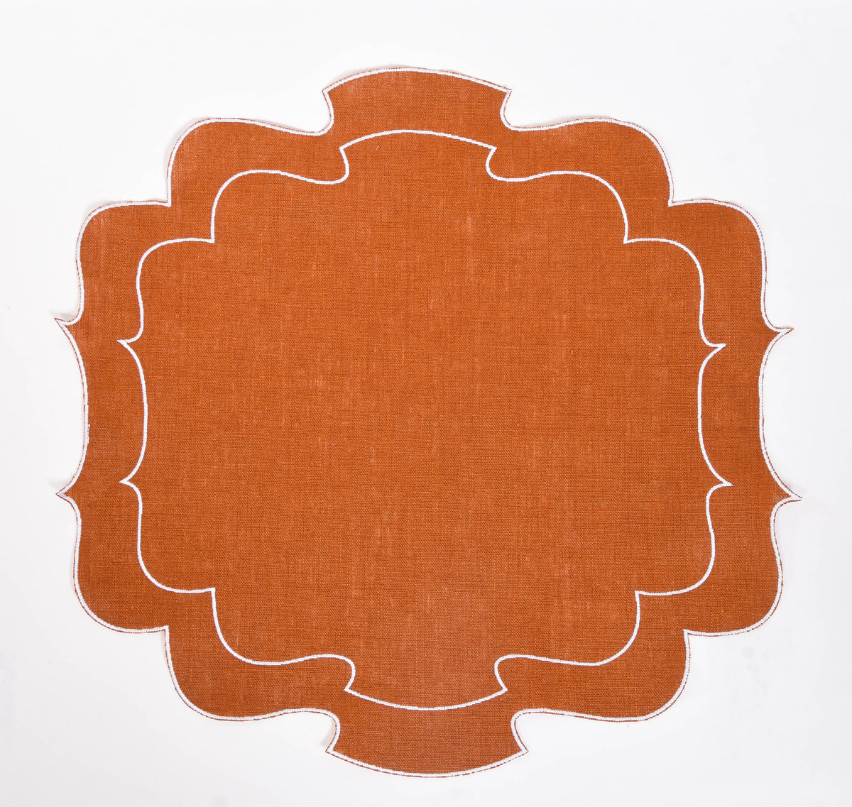 Curly Waxed Linen Placemat