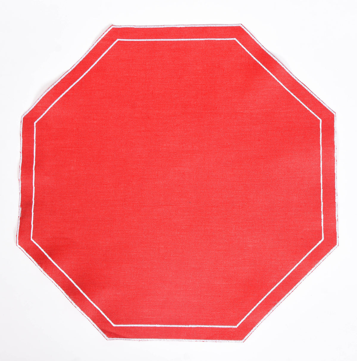 Octagon Waxed Linen Placemat