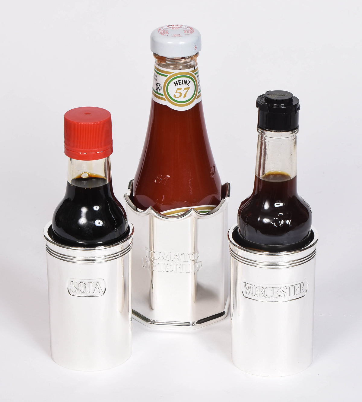 Silver Plate Worcester Sauce Holder