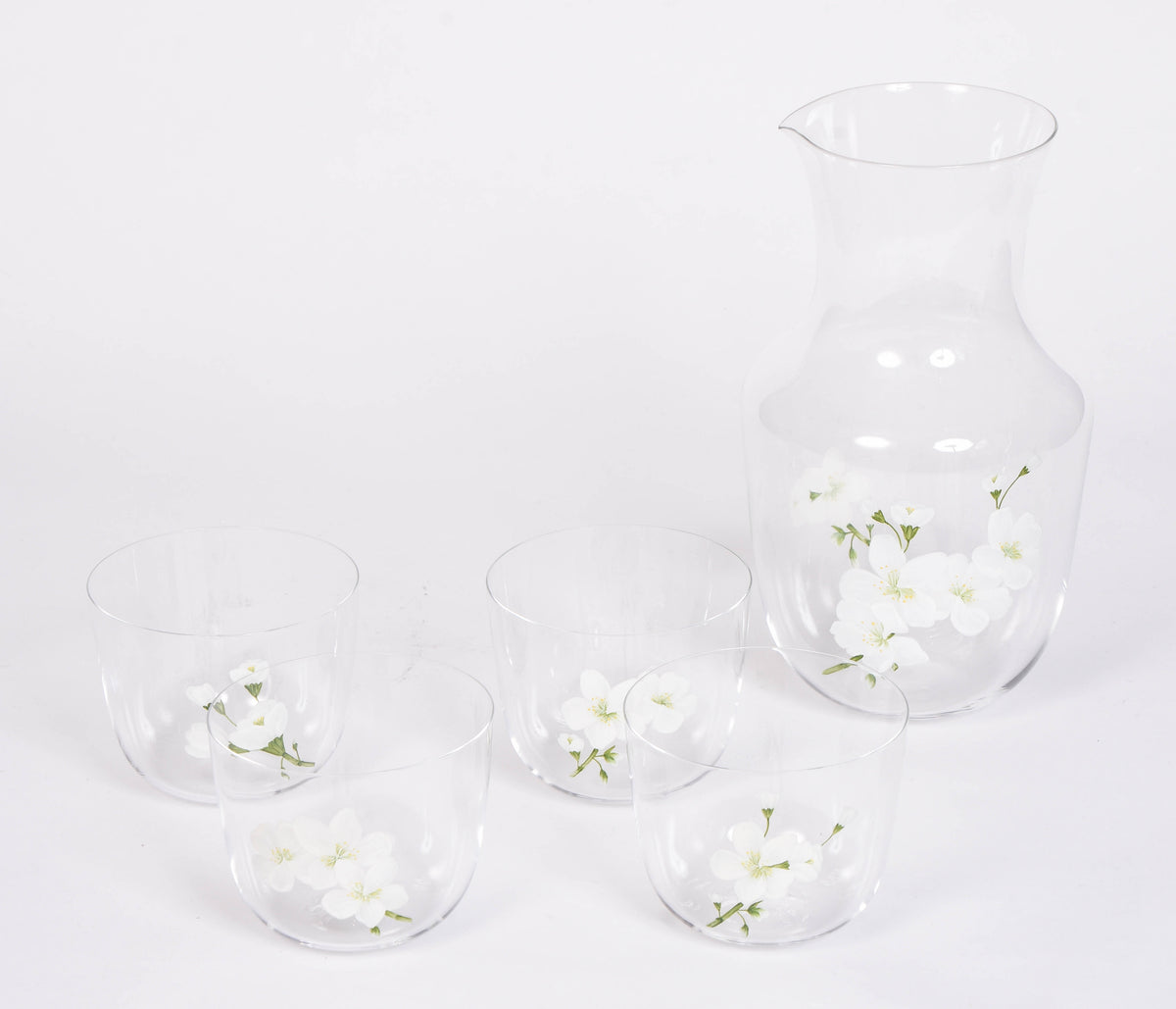 Jasmin Water Tumbler and Decanter