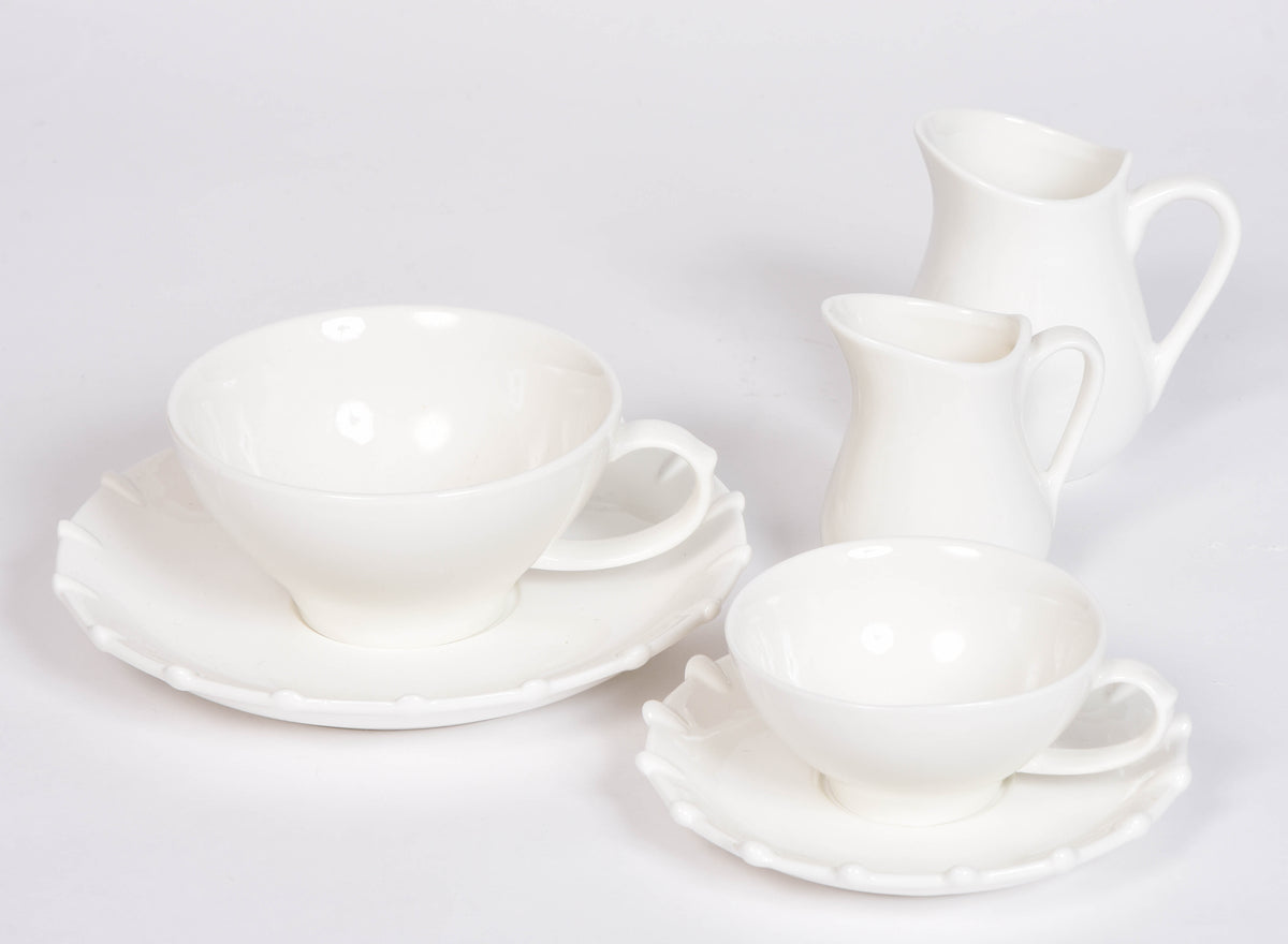 White Romeo Dinnerware