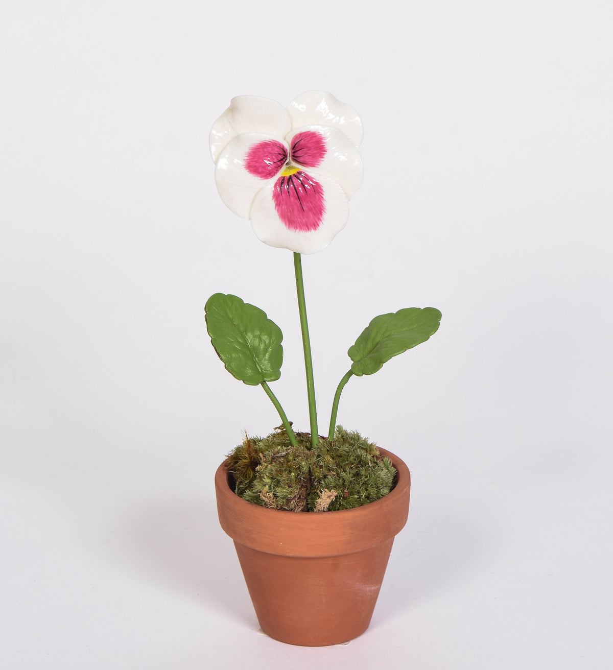 Handmade Porcelain Pansy