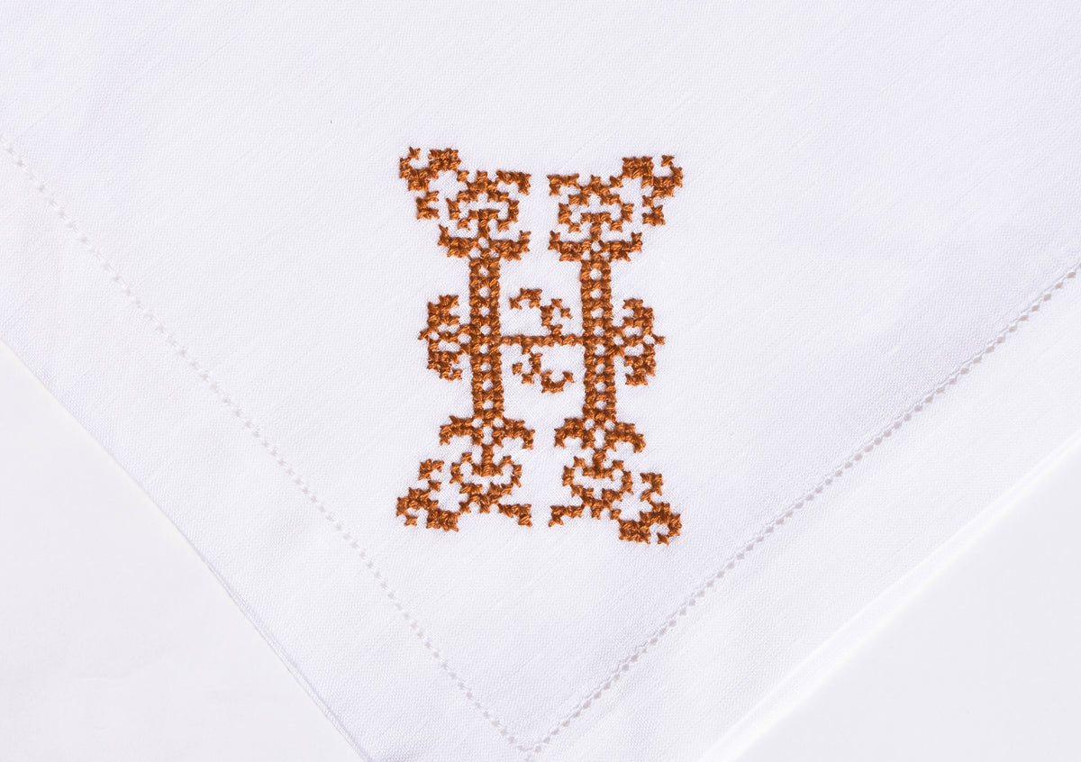 Set of  6 Monogram Napkins
