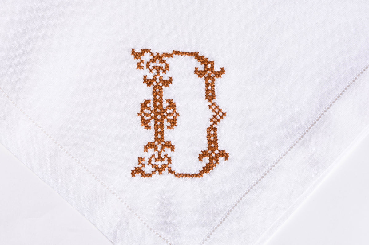 Set of  6 Monogram Napkins