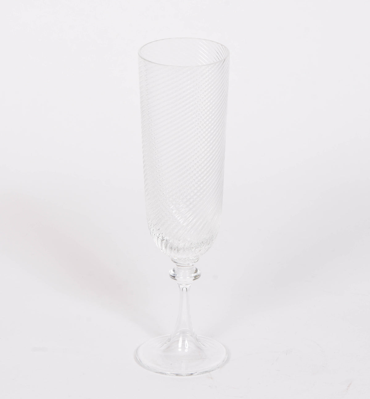 Nason Moretti Clear Twisted Glasses