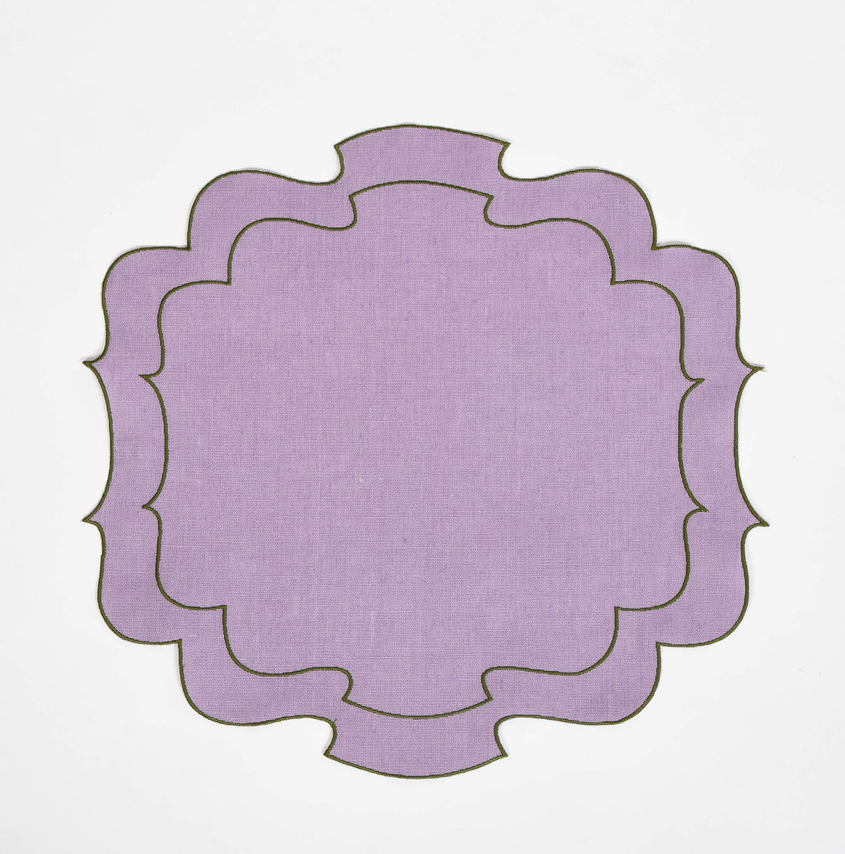 Curly Waxed Linen Placemat