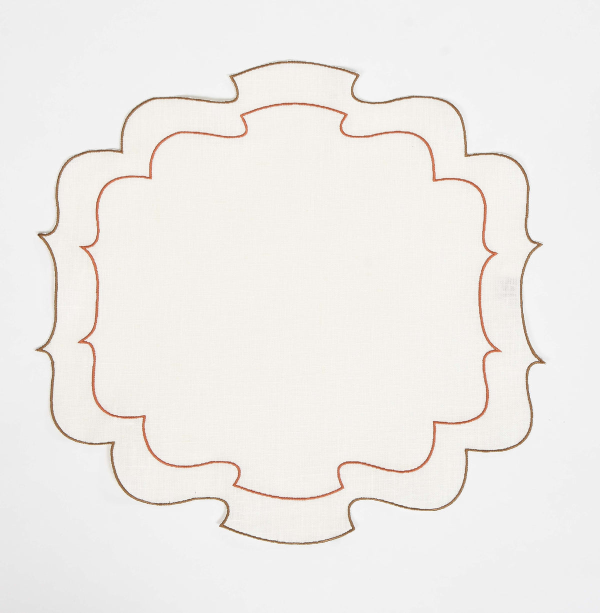 Curly Waxed Linen Placemat