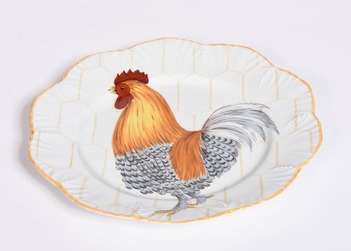 Set of 6 Pinto Plumes Dinner Plates