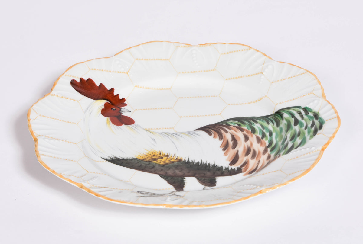 Set of 6 Pinto Plumes Dinner Plates