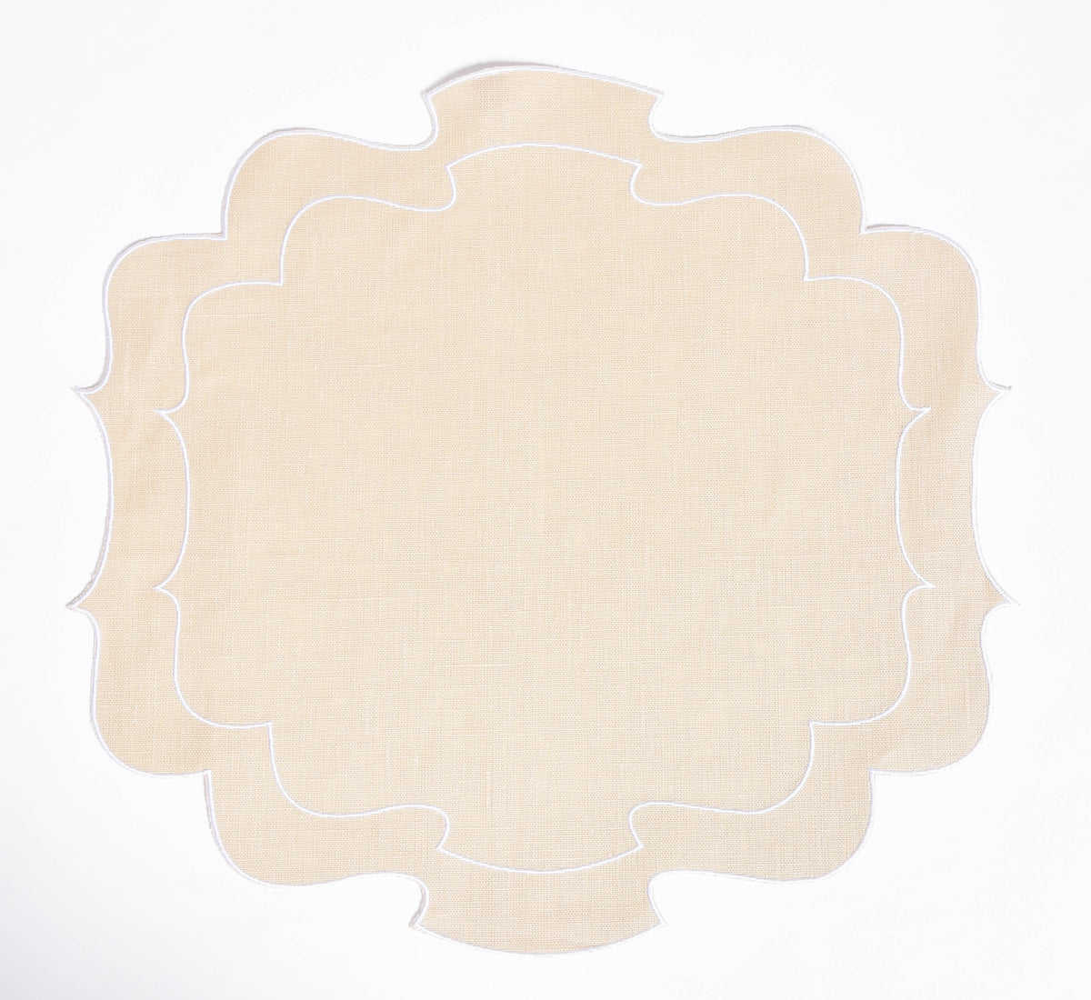 Curly Waxed Linen Placemat