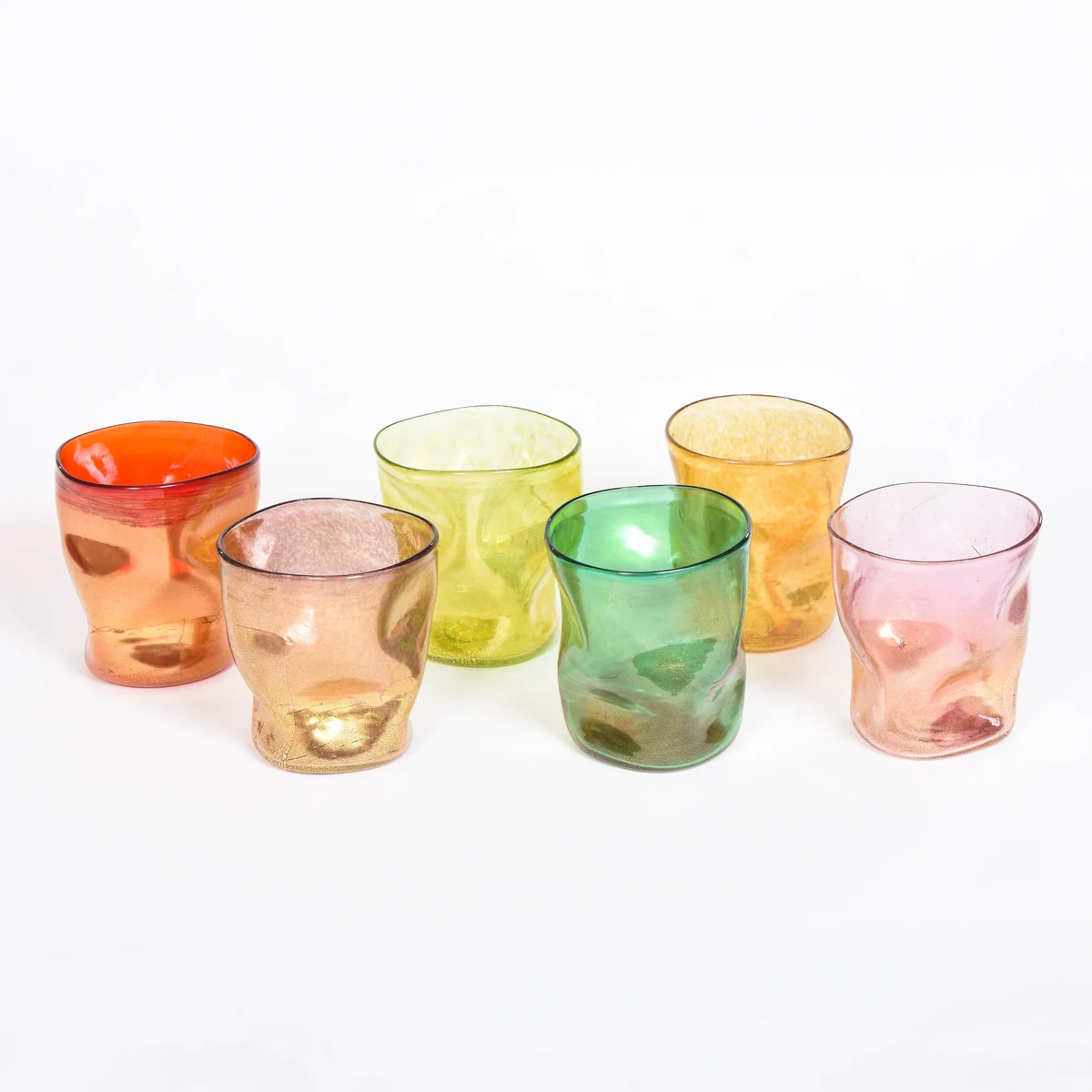 Mixed Colour Murano Glasses