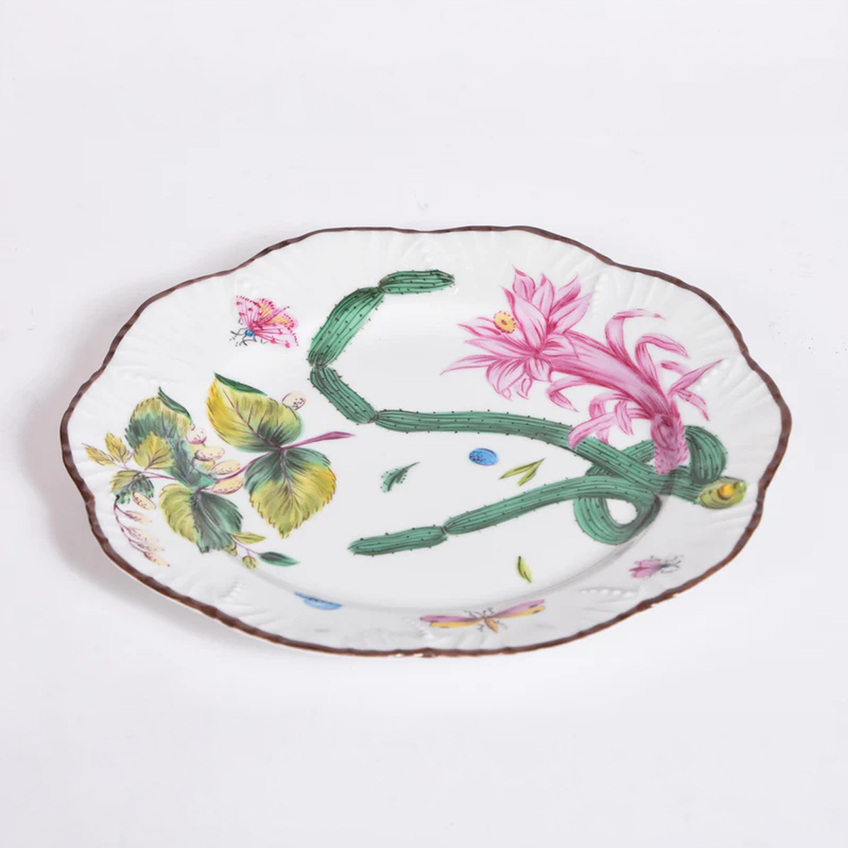 Set of 12 Pinto Feuillages Plates