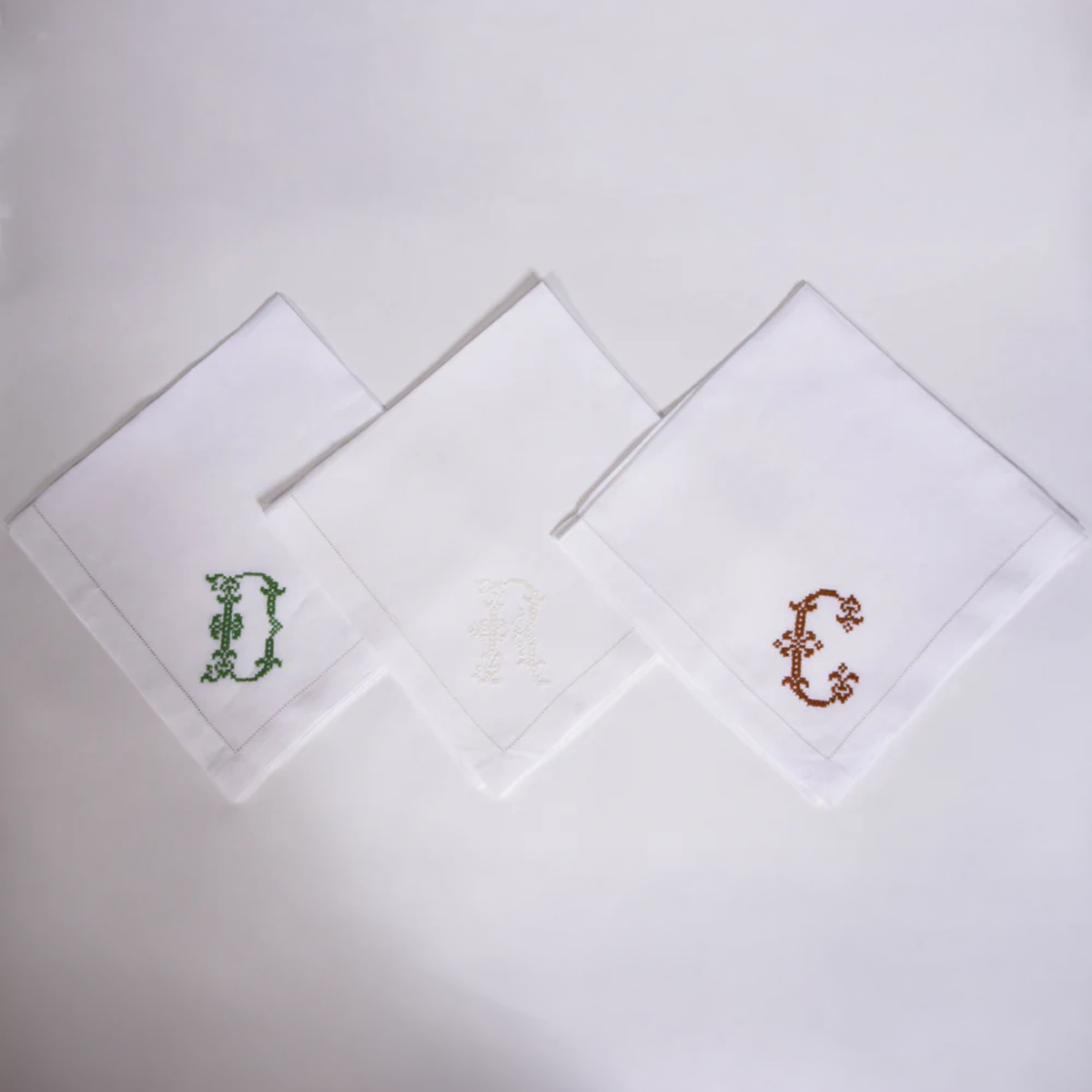 Set of  6 Monogram Napkins