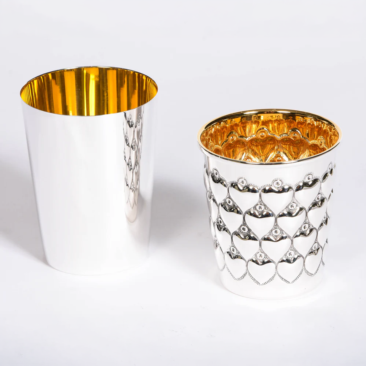 Solid  Silver Beakers