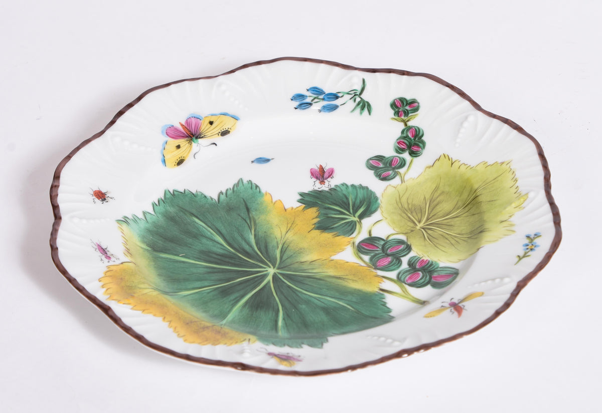 Set of 12 Pinto Feuillages Plates