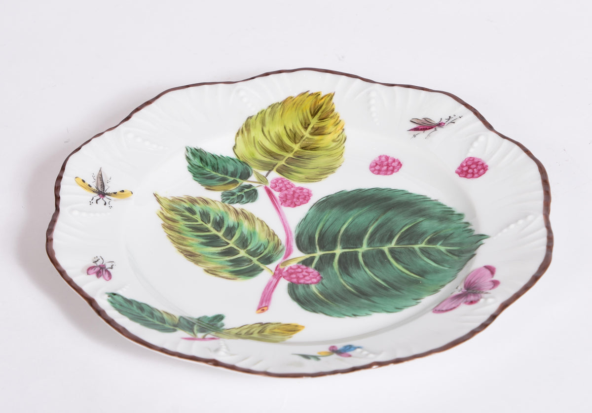 Set of 12 Pinto Feuillages Plates